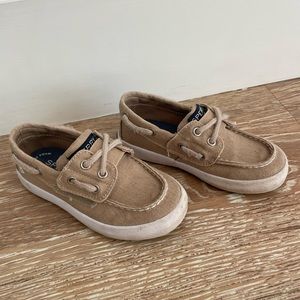 Toddler boy size 7 Sperry boat shoes